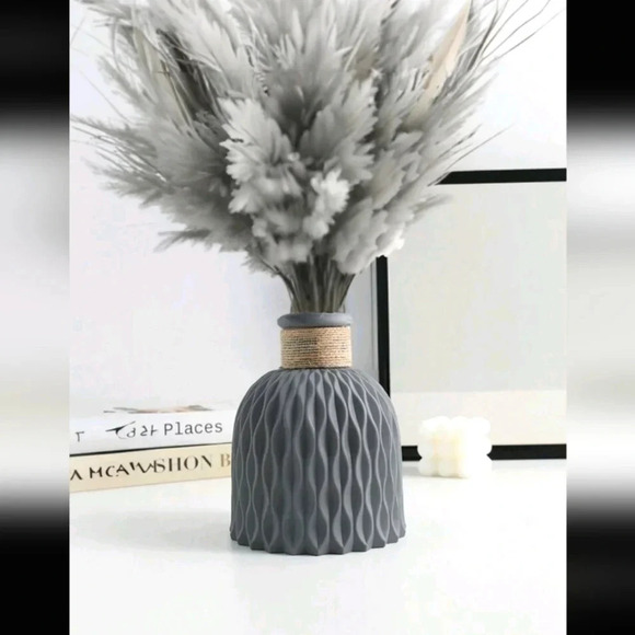 Unbreakable vase modern sculpture garden decor home farmhouse vintage acrylic ar - Picture 1 of 3